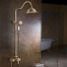 TY Antique Country Modern Shower Only Rotatable with Ceramic Valve Single Handle Two Holes for Antique Copper   Shower Faucet - B0749NTM58